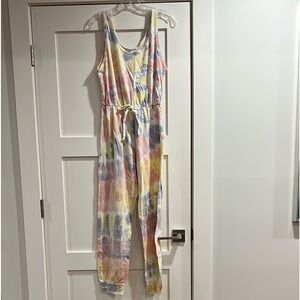 Multicolor Tie-Dye Jumpsuit